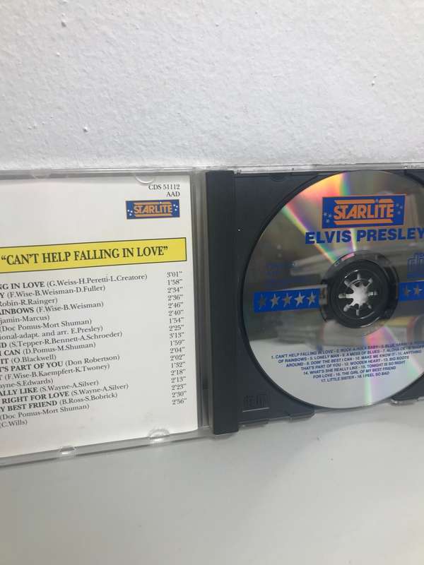 CD Elvis Presley I Can't Help Falling In Love 18 songs