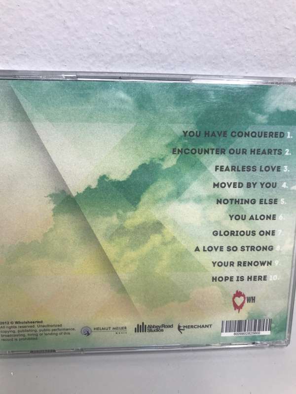 CD Wholehearted Fearless Love locally produced rare