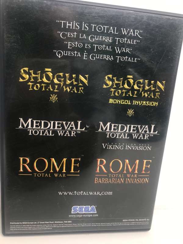Total Wars: Eras The Games 3 Discs PC DVD ROM