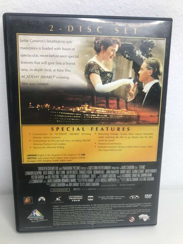 Titanic DVD Movie 2 Disc Special Edition