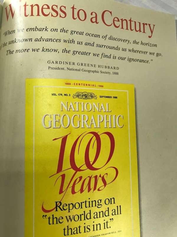 One Hundred National Geographic Index 1888-1988