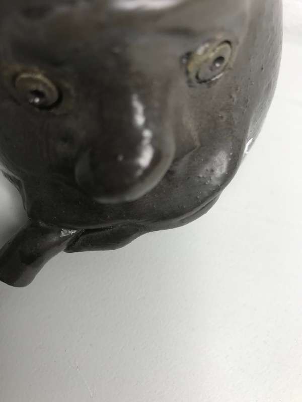 Pretty Ugly Pottery Coffee Mug Cup Face Handmade