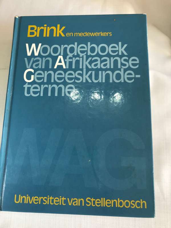 Geneeskunde terme Woordeboek van Afrikaans