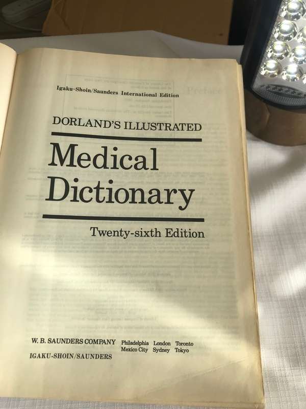 Medical dictionary 26th Edition Dorland illustrated