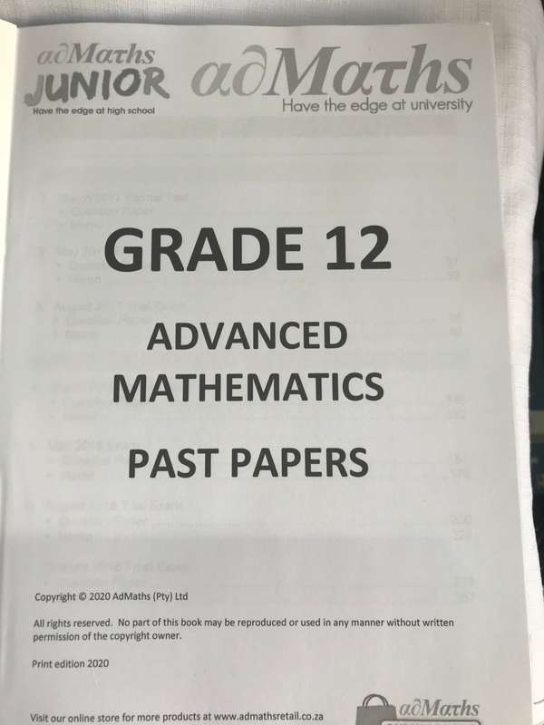 Grade 12 Advanced Mathematics past papers