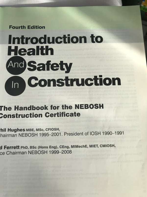 Introduction to Health and Safety Construction 4th edition The handbook for the NEBOSH