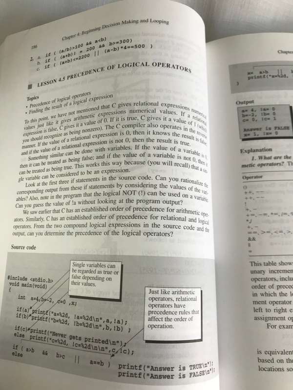 C Programming for Engineering & Computer Science McGraw Hill international edition