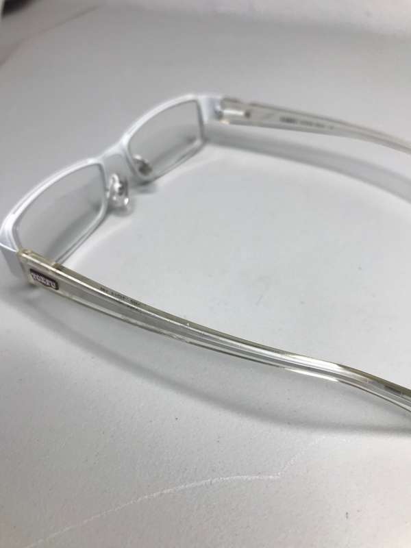 Eyewear TOEFU 52-18 - 135 White FRAME ONLY metal with plastic sides