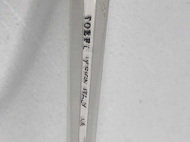 Eyewear TOEFU 52-18 - 135 White FRAME ONLY metal with plastic sides