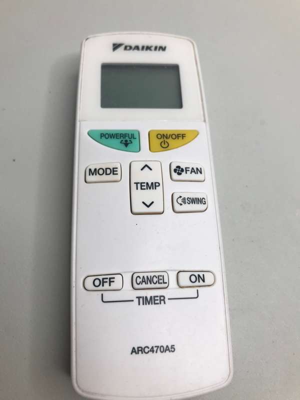 Daikin ARC470A5 Remote Control for Air Conditioner