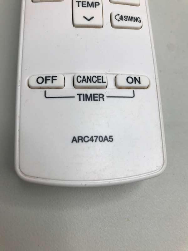 Daikin ARC470A5 Remote Control for Air Conditioner