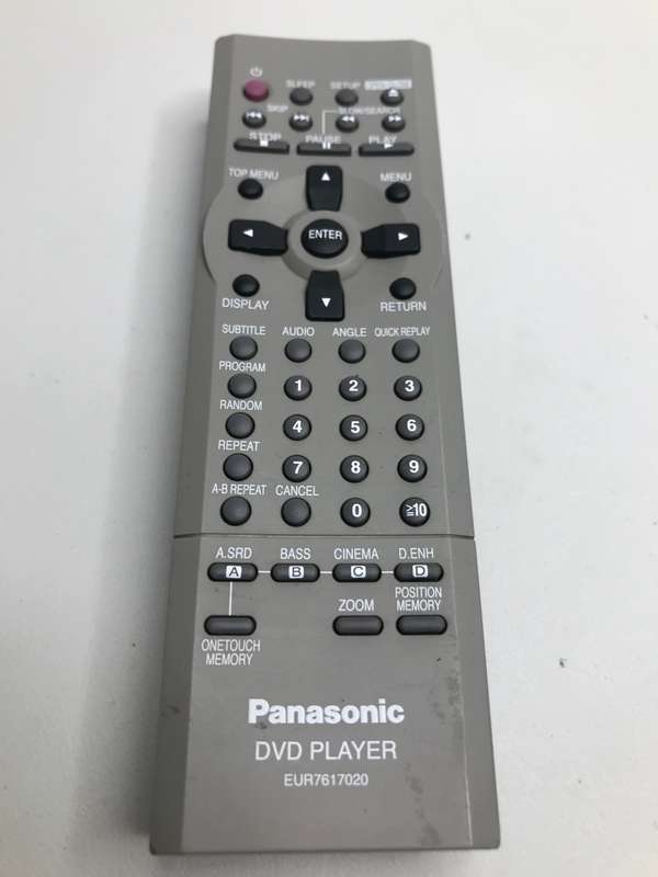 Panasonic Remote DVD Player EUR7617020