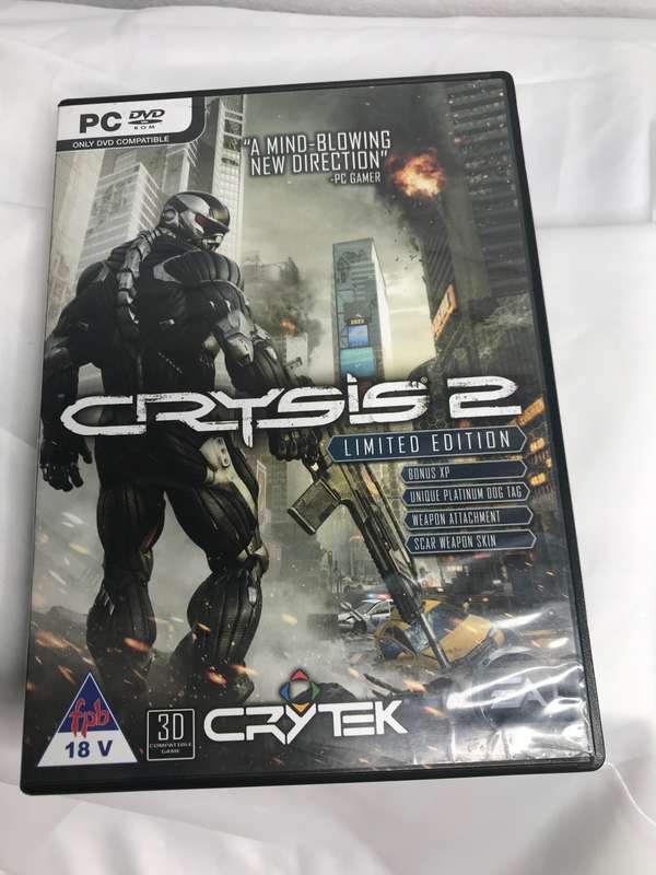 CRYSIS 2 limited edition PC DVD Rom