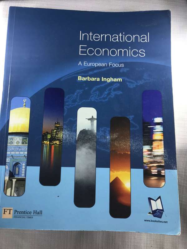 International Economics A European Focus Barbara Ingham