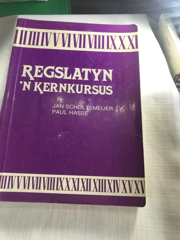 REGSLATYN N KERNKURSES Jan Scholtemeijer and Paul Hasse