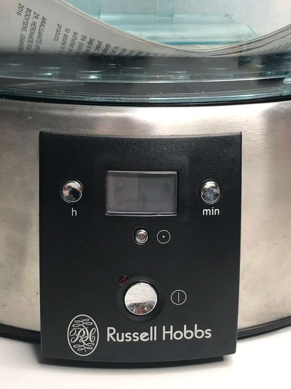 Russel Hobbs Food Steamer 3 Tier 3 liners Each Tier 120 min count down timer