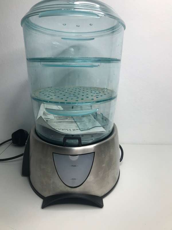 Russel Hobbs Food Steamer 3 Tier 3 liners Each Tier 120 min count down timer