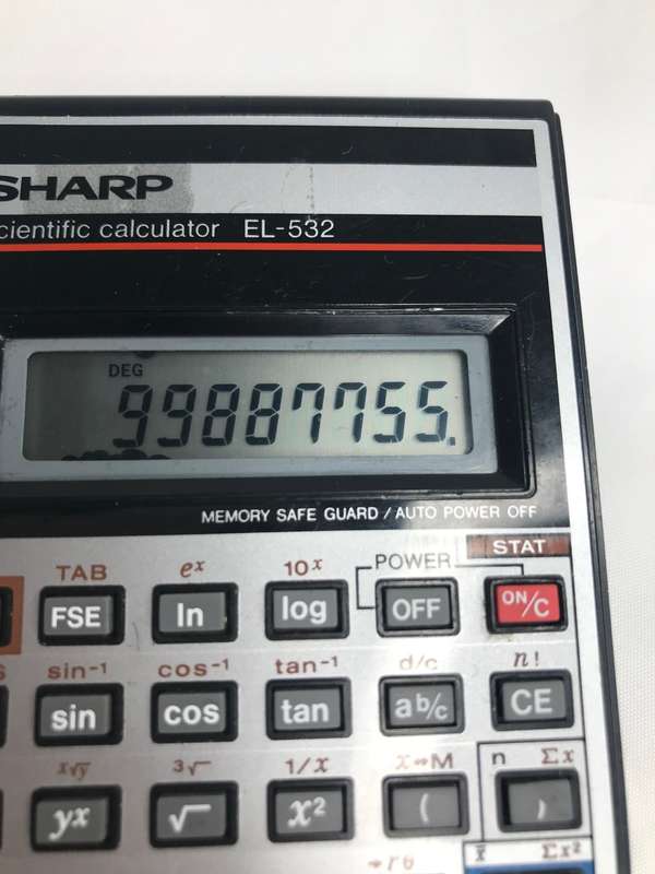 SHARP Scientific Calculator EL-532