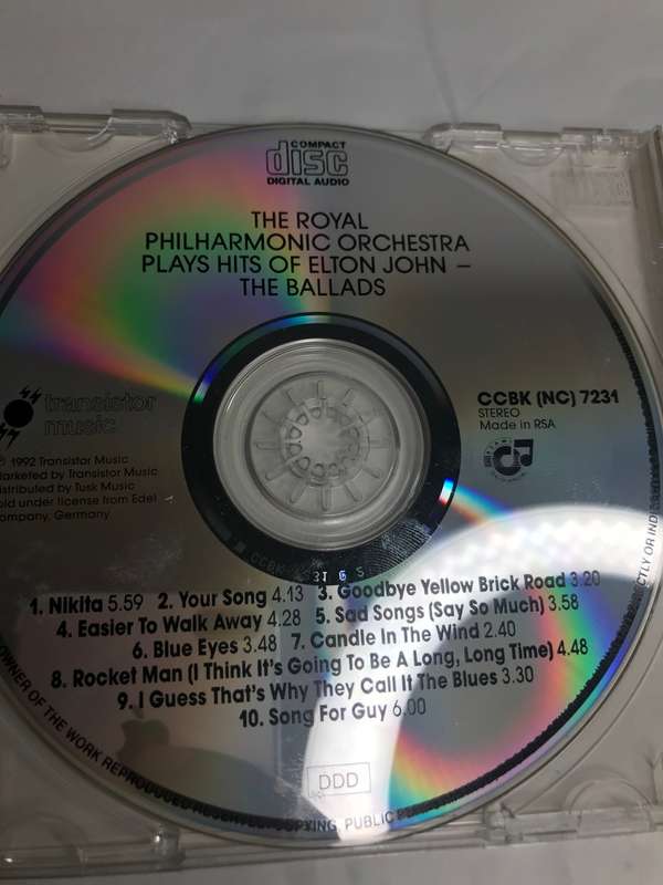 CD Royal Philharmonic Orchestra Hits of Elton John