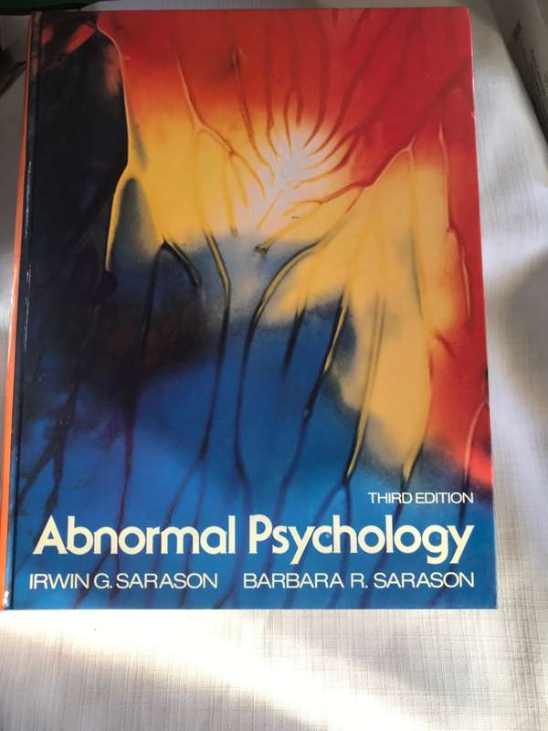 Abnormal Psychology 3rd edition Irwin G Sarason