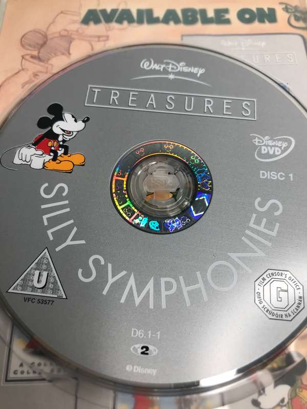DVD Walt Disney Treasures Silly Symphonies Historic Musical Animated Classics 1931 two disks