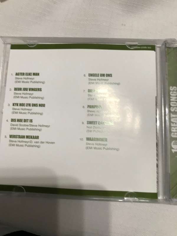 Steve Hofmeyer 10 Greatest songs CD