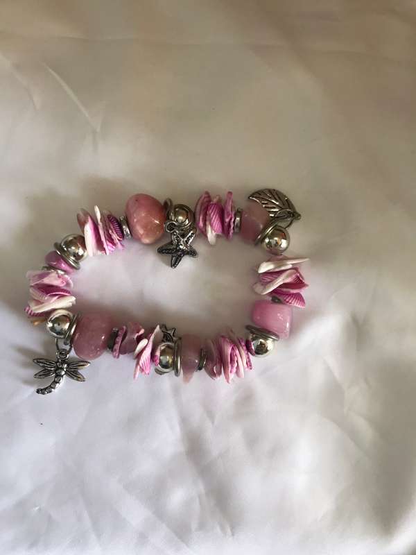 PINK charm bracelet