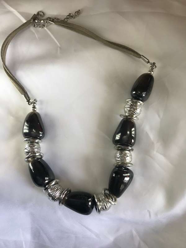 Black Coral Barrels Necklace Good gift