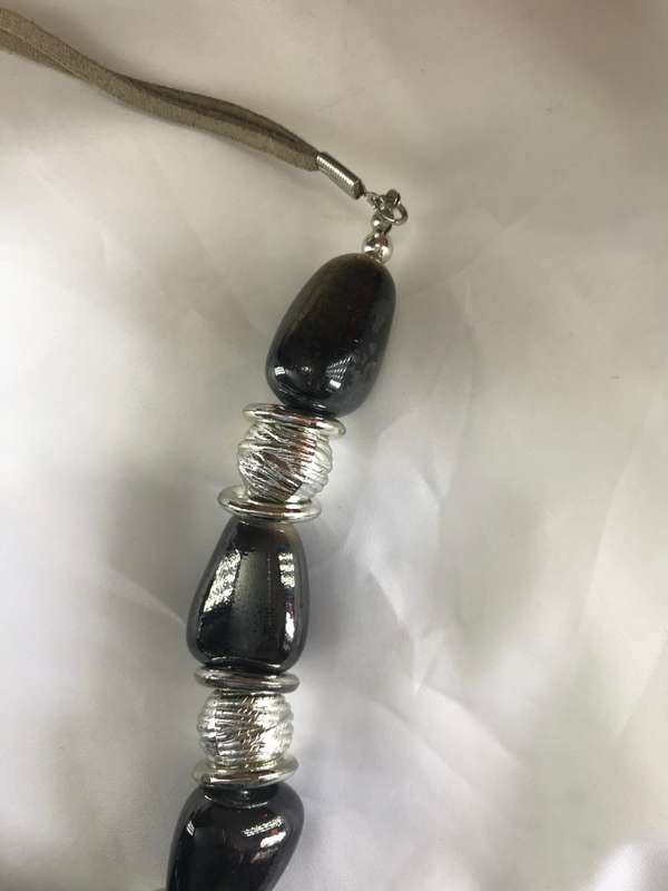 Black Coral Barrels Necklace Good gift