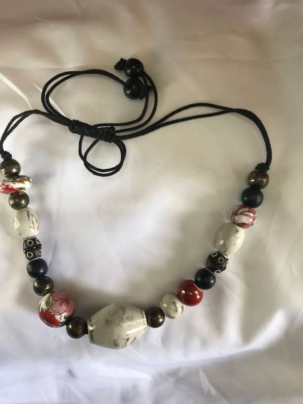 Mixed-Bead Statement Necklace