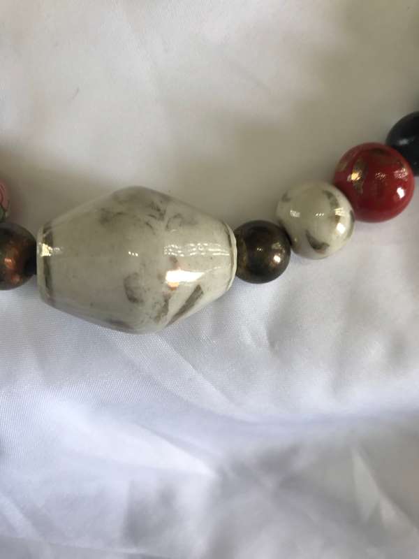 Mixed-Bead Statement Necklace