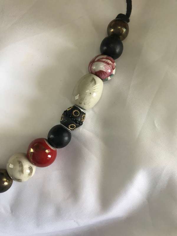 Mixed-Bead Statement Necklace