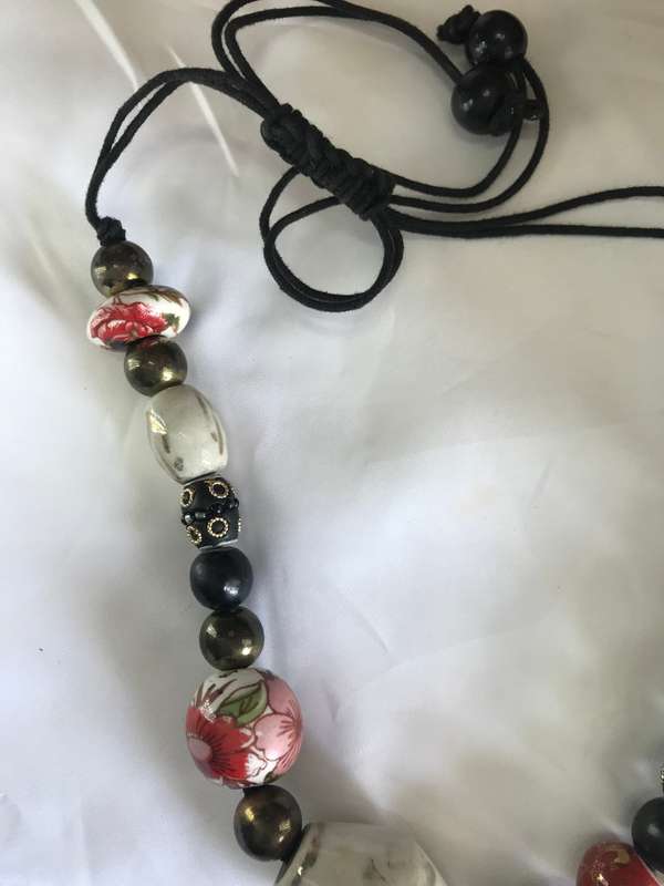 Mixed-Bead Statement Necklace