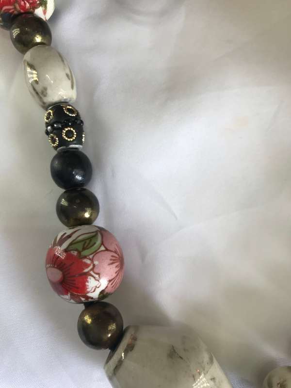 Mixed-Bead Statement Necklace