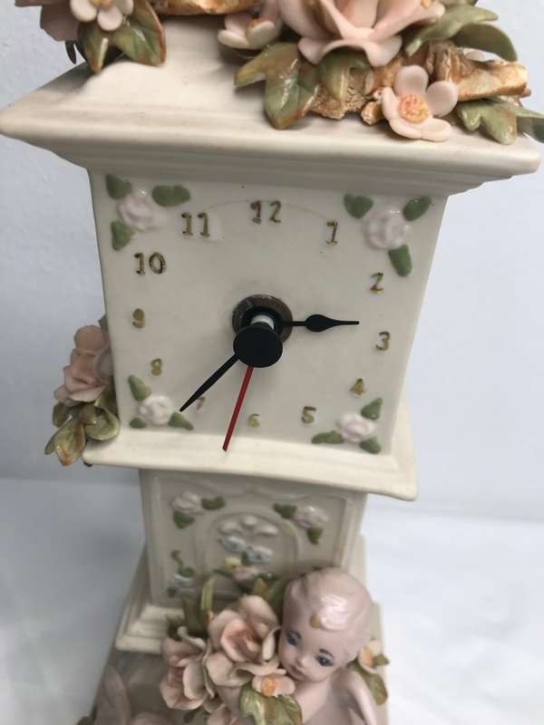 Antique Angel decorative Clock ornament only