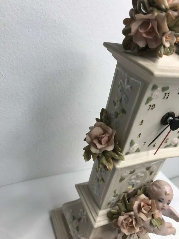 Antique Angel decorative Clock ornament only
