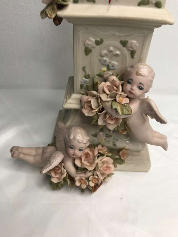 Antique Angel decorative Clock ornament only