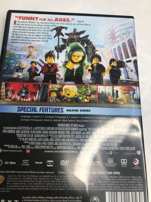DVD Lego Ninja Movie