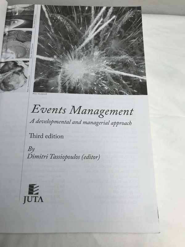 events management 3rd edition Dimitri Tassiopoulos