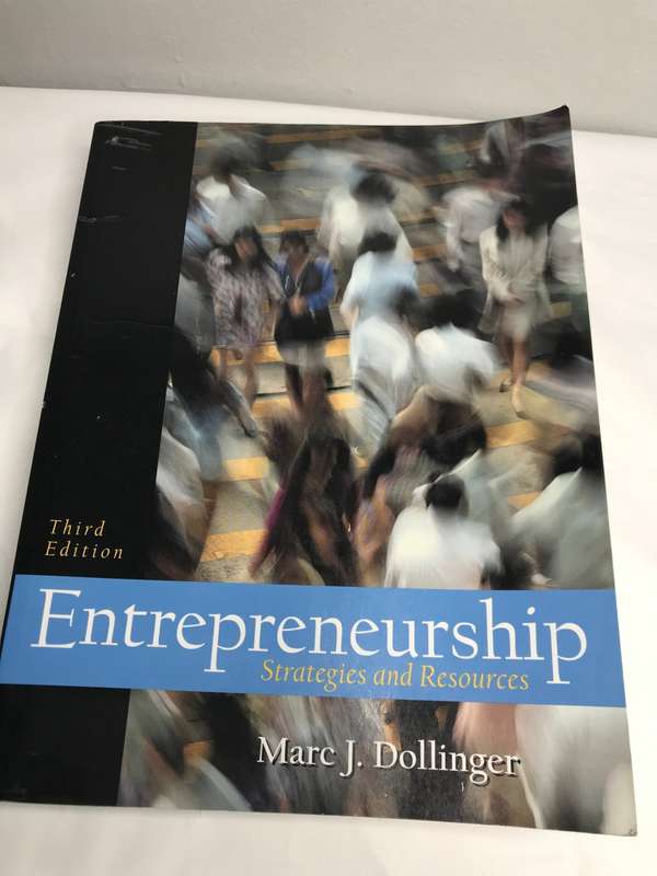 Entrepreneurship Strategies and Resources 3rd edition Marc J Dollinger