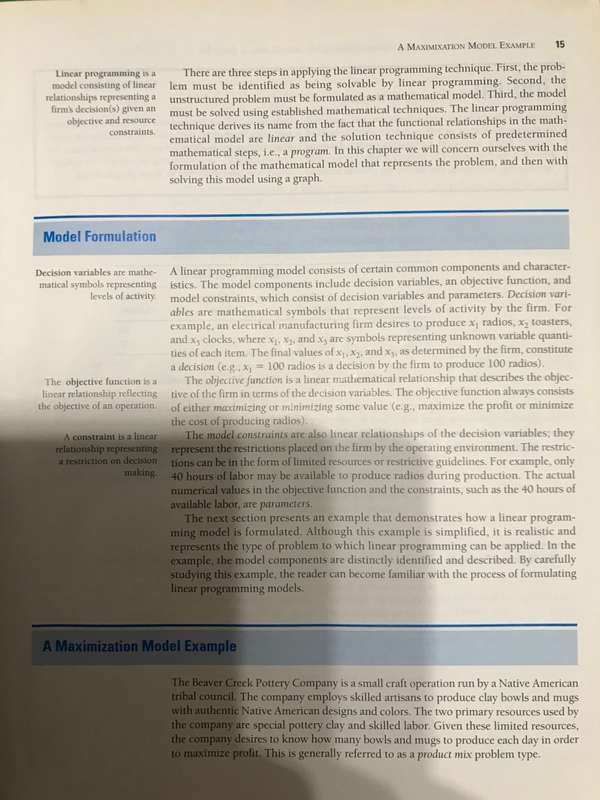 Introduction to Management Science Fifth edition