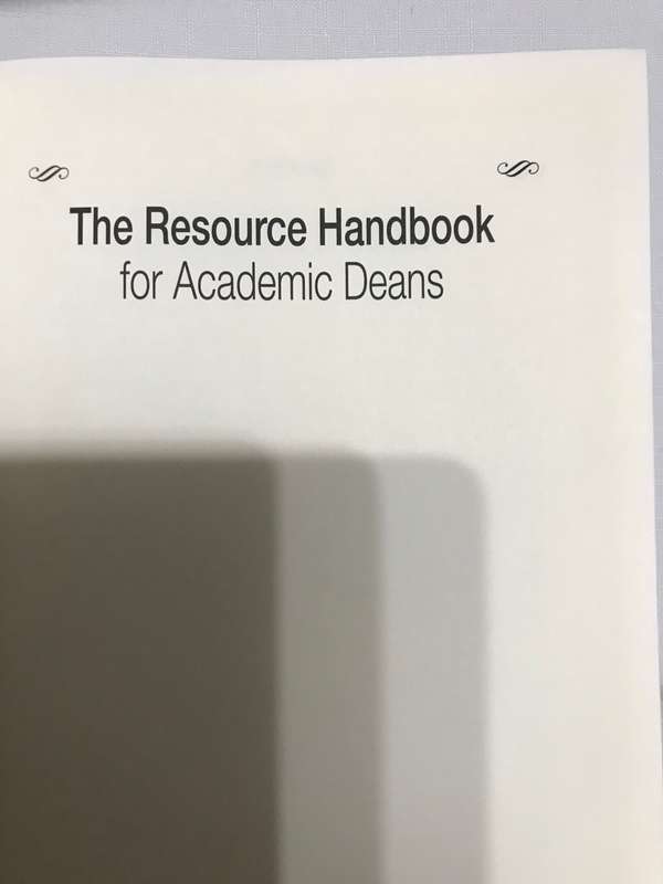 The Resource handbook for Academic Deans 3rd edition Laura L. Behling