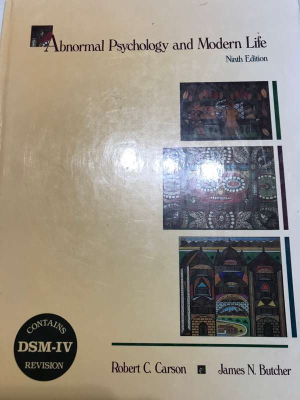 Abnormal Psychology and Modern Life 9th edition