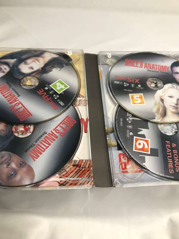 DVD Greys Anatomy Season Three