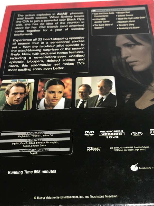 DVD Alias The Complete Fourth Season