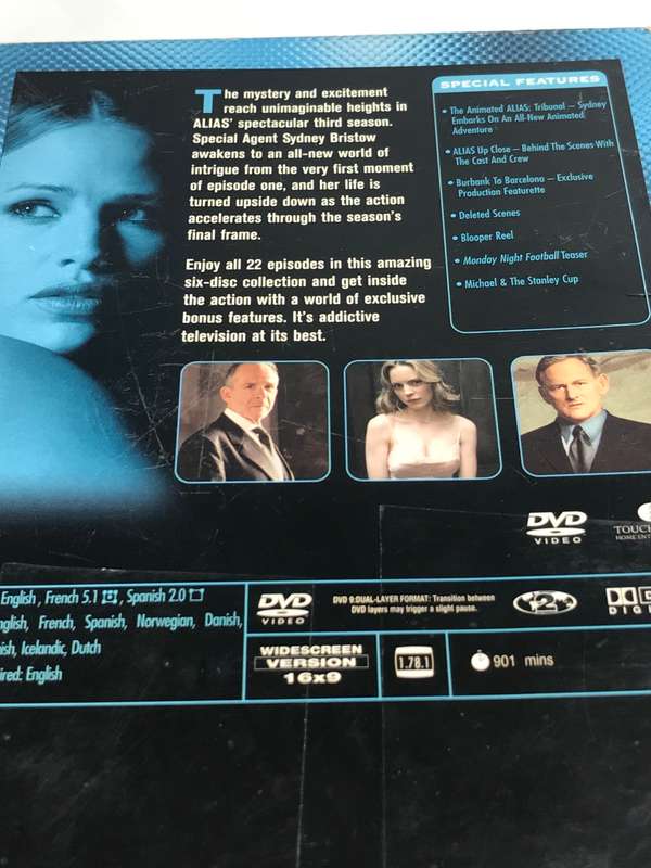 DVD Alias The Complete Third Season