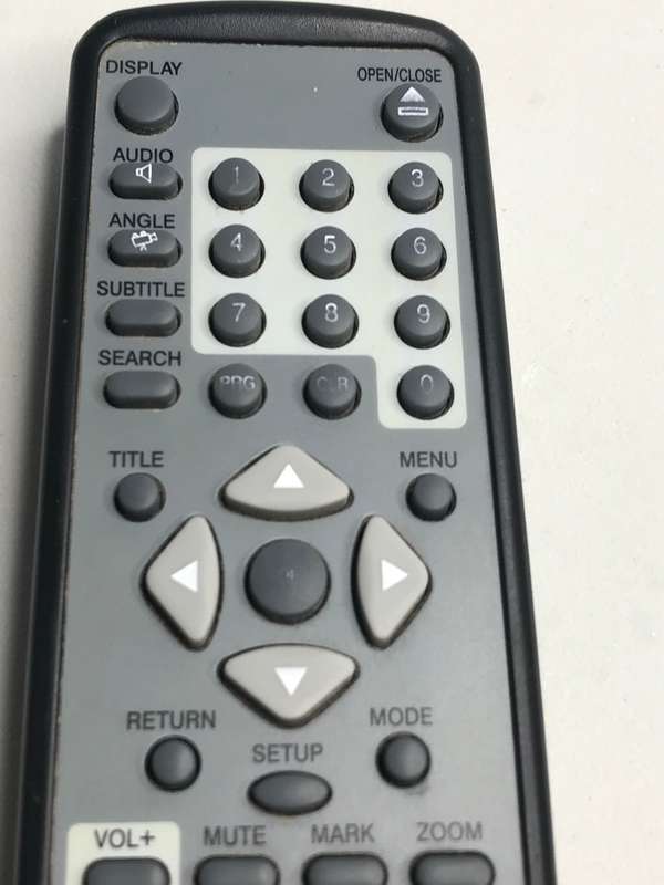 Sansui DVD-639C Remote Control