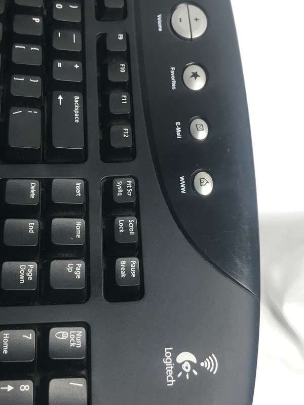 Logitech Wireless Media Keyboard ONLY