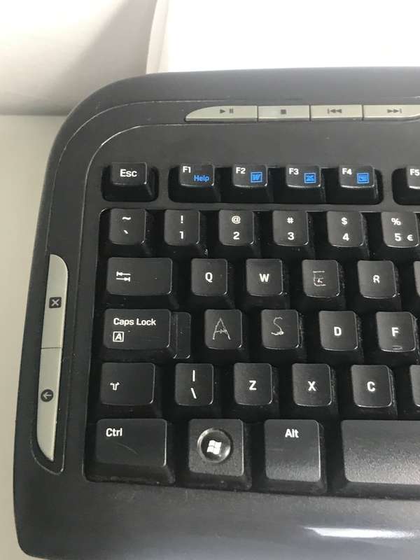 Logitech Wireless Cordless Desktop EX110 Keyboard ONLY