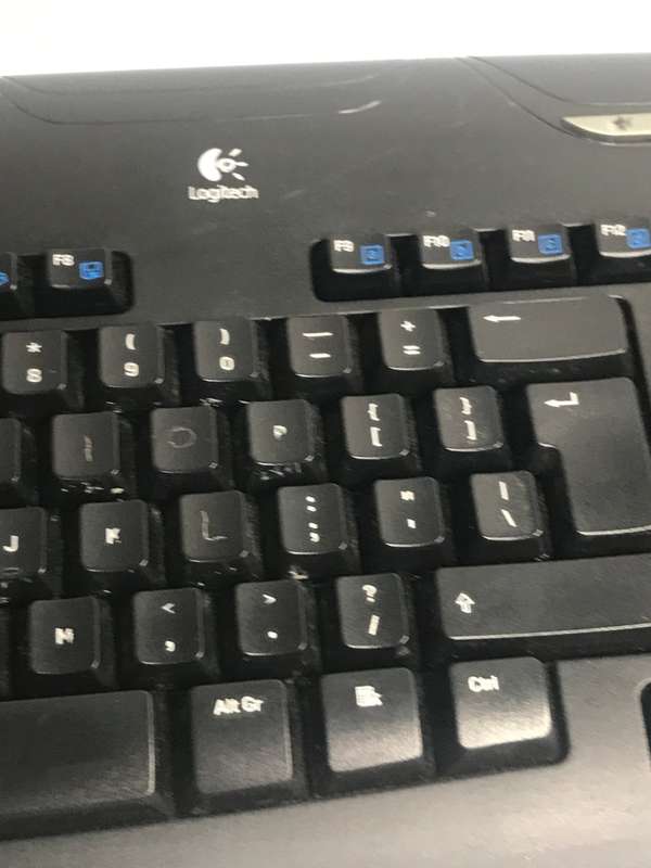 Logitech Wireless Cordless Desktop EX110 Keyboard ONLY